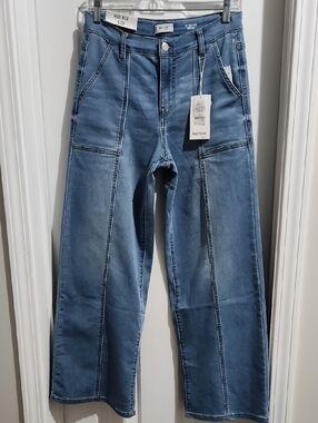 Kensie High Rise Light Blue Panel-Seam Jeans